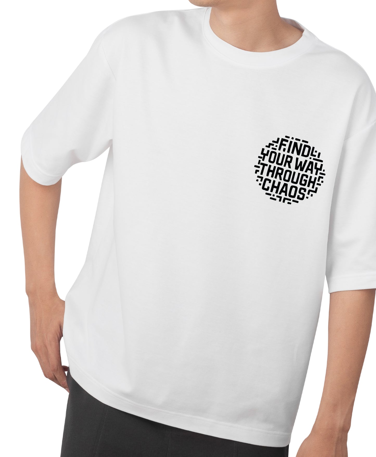 Maze Mindset | Unisex Find Your Way Through Chaos | Premium French Terry T-Shirt