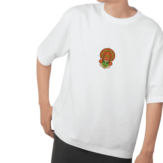 Festive Kathakali Statement Tee | Unisex Premium French Terry T-Shirt