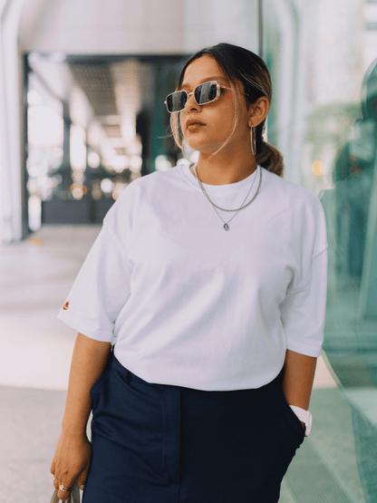 Clean Cuts | Unisex Minimal Black & White | Premium French Terry T-Shirt