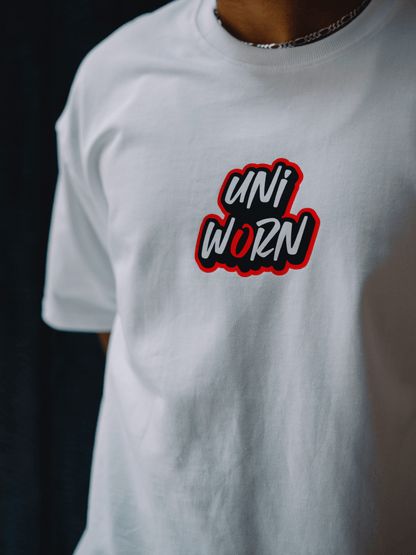 Logo Speak | Text Front & Icon Back | Premium French Terry T-Shirt
